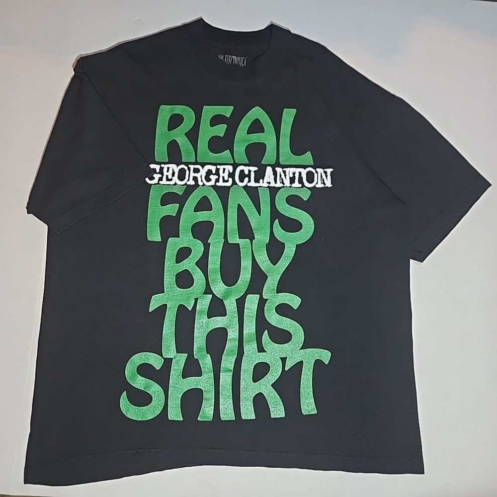 George Clanton 100% Electronica Real Fans Concert Merch Men XL T Shirt Black USA